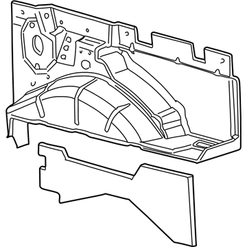 Ford YC3Z-7828082-AA Insulator - Wheelhouse