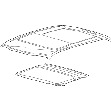 Ford HC3Z-2850202-A Panel Assembly - Roof