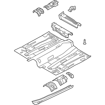 Ford CV6Z-7811135-A Pan Assembly - Floor