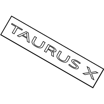 2008 Ford Taurus X Emblem - 8F9Z-7442528-A