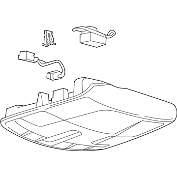 Ford DP5Z-54519A70-HAF Console Assembly - Overhead