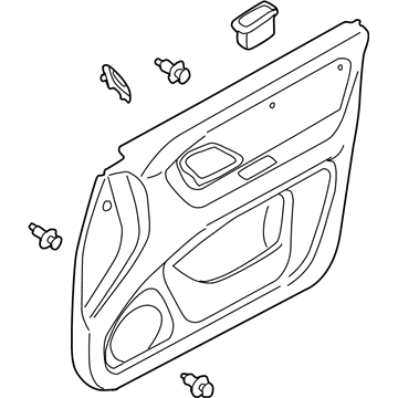 Ford 3L8Z-7823942-AAC Panel - Door Trim - Lower