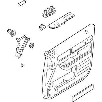 Ford 9A1Z-7823943-CB Panel Assembly - Door Trim