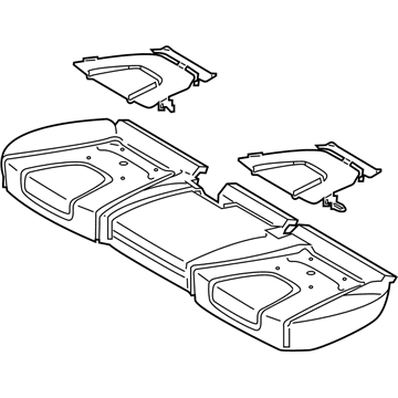 Ford FT4Z-58632A22-R Front Seat Heating Pad Assembly