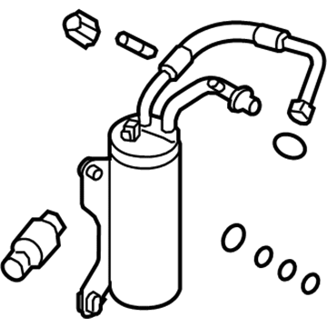 Ford 7C2Z-19C836-A Accumulator Assy - Air Conditioning