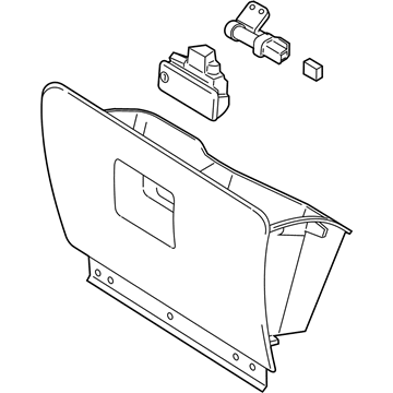 2005 Lincoln Navigator Glove Box - 4L7Z-7806024-AAA