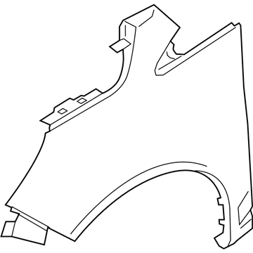 Ford DM5Z-16005-A Fender Assembly - Front