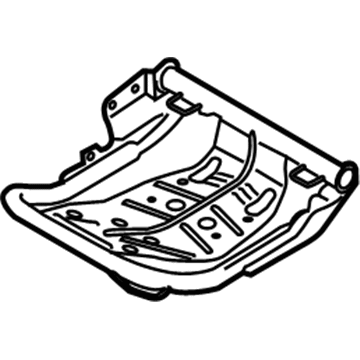 Ford FL3Z-1863160-A Frame And Spring - Rear Seat Cushion