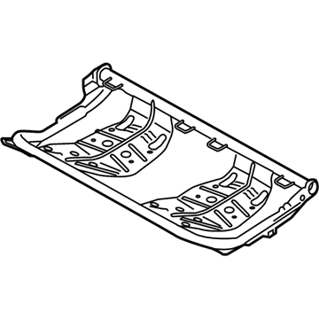 Ford FL3Z-1863161-A Frame And Spring - Rear Seat Cushion