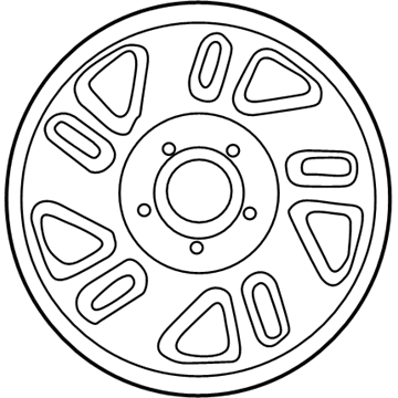 Ford XL5Z-1015-BA Wheel Assembly