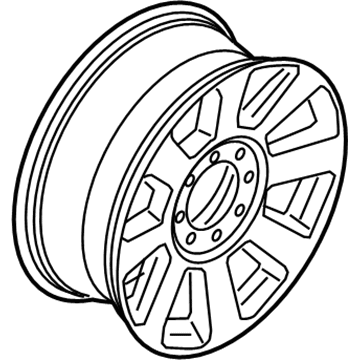 2018 Ford F-550 Super Duty Spare Wheel - JC3Z-1007-A