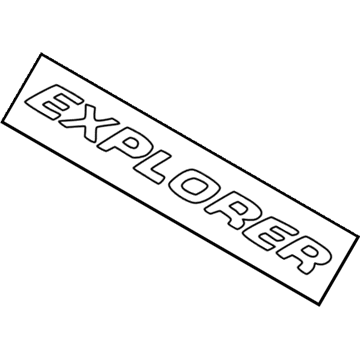 2005 Ford Explorer Emblem - 4L2Z-7842528-BA