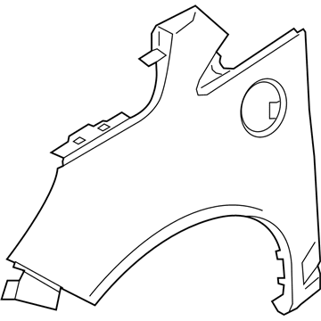 Ford DM5Z-16006-B Fender Assembly - Front