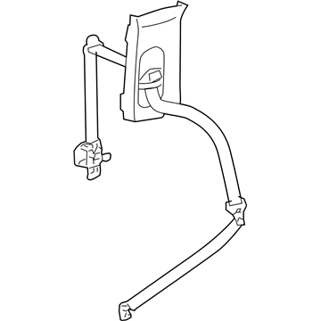 Ford 2C5Z-78611B68-AAA 2Nd Row Retractor