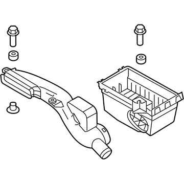 2010 Ford Fusion Air Filter Box - AH6Z-9A600-A