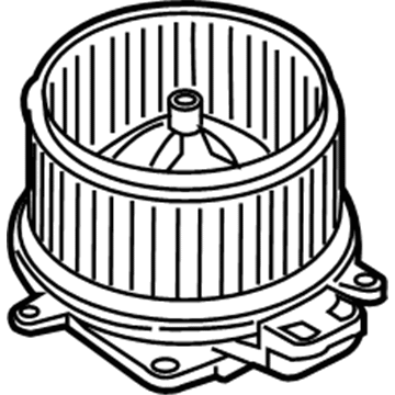 Ford FL3Z-19805-D Fan And Motor Assembly