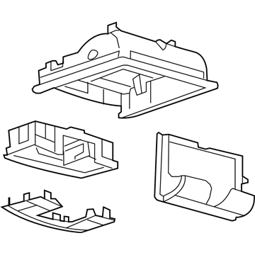 Ford 9T4Z-78519A70-AA Console Assembly - Overhead