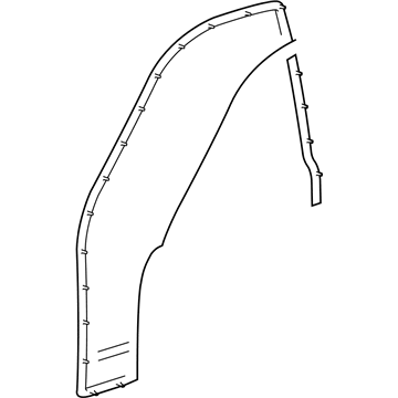 Lincoln Town Car Door Seal - 2W1Z-5420531-AA