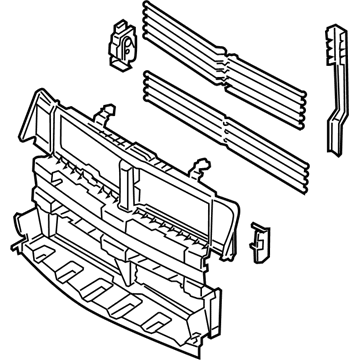 Ford DA5Z-8475-B Shutter Assembly - Radiator Control