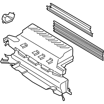 Ford CJ5Z-8475-A Shutter Assembly - Radiator Control