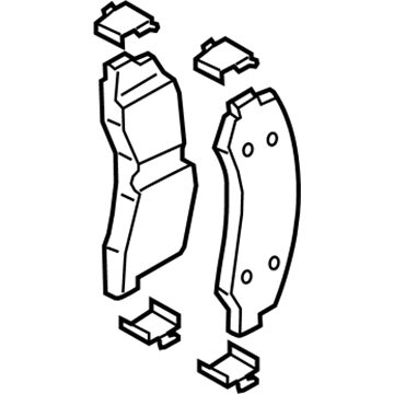 2019 Ford F-150 Brake Pads - KL3Z-2001-A