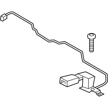 Ford KB3Z-2160044-AA BUCKLE ASY - SEAT BELT