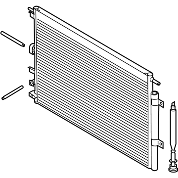 Lincoln A/C Condenser - F2GZ-19712-B