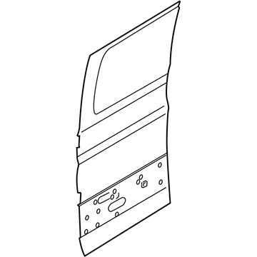 Ford EK4Z-6124700-B Panel Assembly - Door - Outer