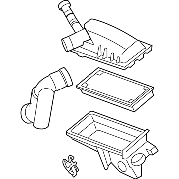 Ford Escape Air Filter Box - 9M6Z-9600-A