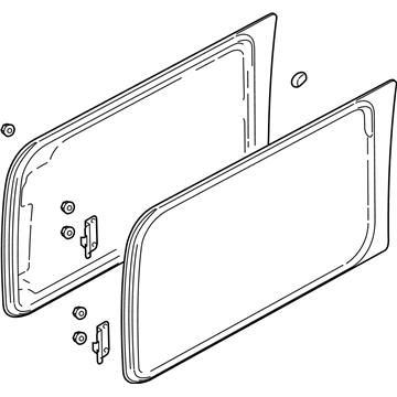 Ford 2L1Z-7829701-DA Window Assembly - Side