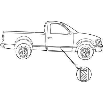 Ford F65Z-1520001-GAE Kit - Stripe Decal