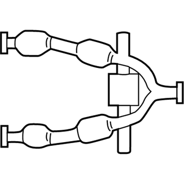 Ford YR3Z-5F250-BA Catalytic Converter Assembly