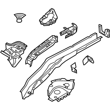 Ford CP9Z-5410125-A Member Assembly - Floor Side - Rear