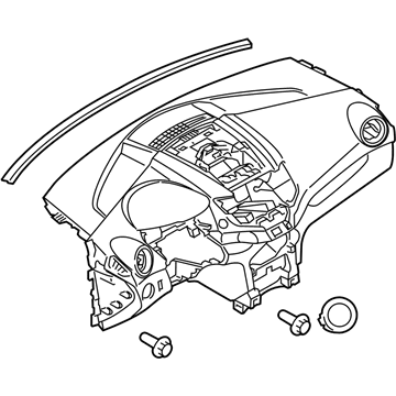 Ford BE8Z-5404320-AB Panel - Instrument