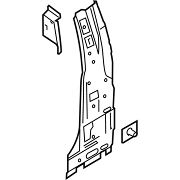 Ford HC3Z-2524301-A Pillar Assembly - Centre "B" Pillar