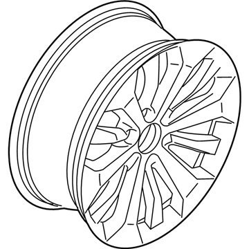 Ford JL3Z-1007-E Wheel Assembly