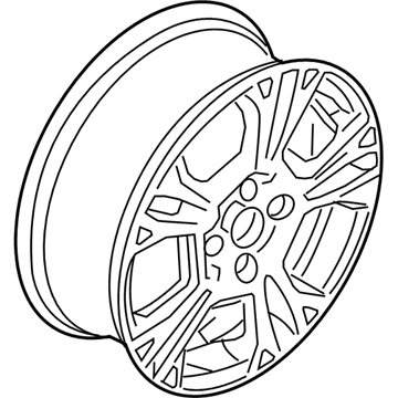 Ford C1BZ-1007-A Wheel Assembly