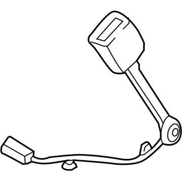 Ford FL3Z-1661202-AC Seat Belt Assembly