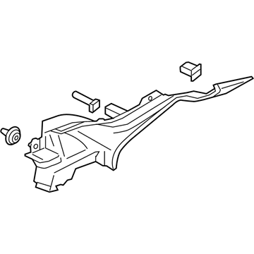 Ford HP5Z-6146808-LB Support - Rear Package Tray Trim