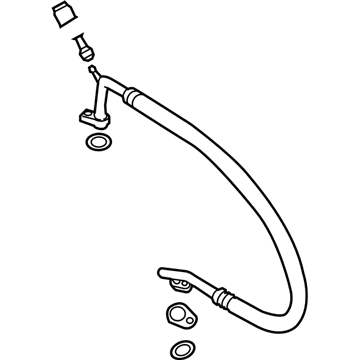 2013 Lincoln MKZ A/C Hose - DG9Z-19D742-F