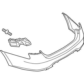 2012 Ford Taurus Bumper - AG1Z-17K835-MAPTM