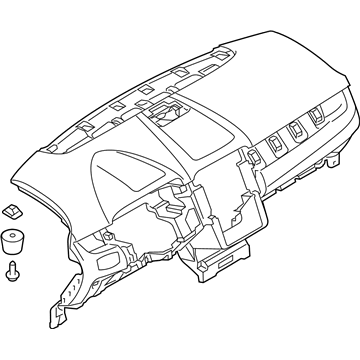 Ford BT4Z-7804320-AB Panel - Instrument