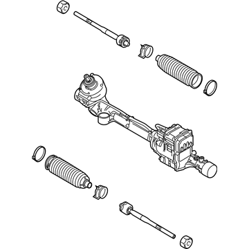 Ford Flex Steering Gear Box - DG1Z-3504-LE