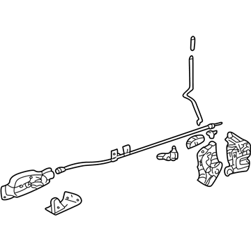 Ford Thunderbird Door Latch Assembly - 3W6Z-76219A65-AB