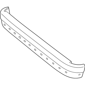 1993 Ford E-350/E-350 Super Duty Bumper - F2UZ-17906-B