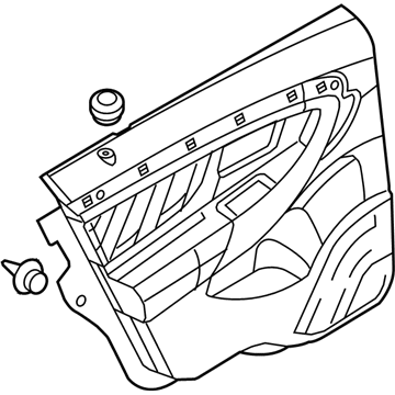 Ford DG1Z-5427407-BC Panel Assembly - Door Trim