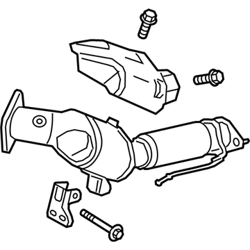 Ford G2GZ-5E212-A Catalytic Converter Assembly