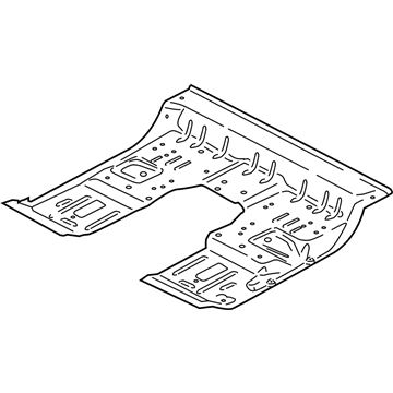 Ford FL3Z-1511135-A Pan Assembly - Floor - Front