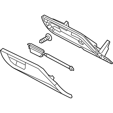 Ford CV6Z-5806024-AF Door Assembly - Glove Compartment