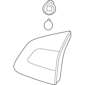 Ford BE8Z-15501-A Lamp And Bulb Assembly - Reversing